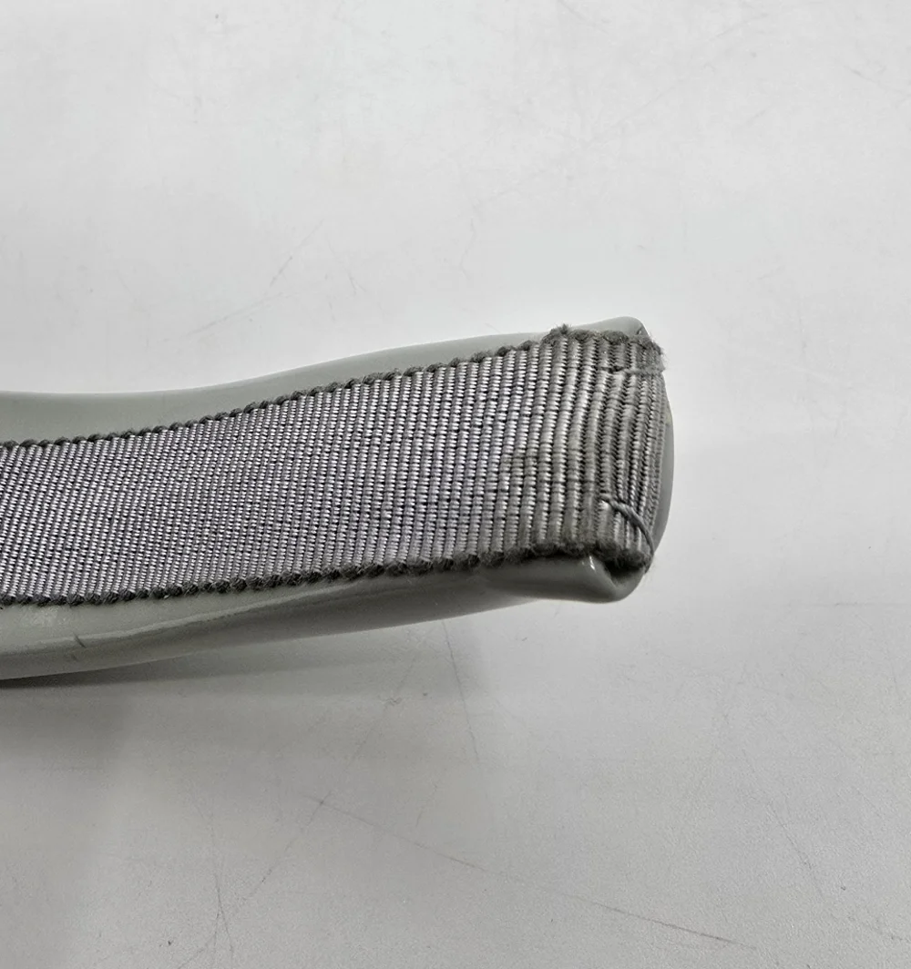 Miu Miu Gray Patent Logo Headband